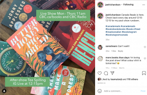 Jael Richardson spills the Canada Reads 2020 tea on Instagram